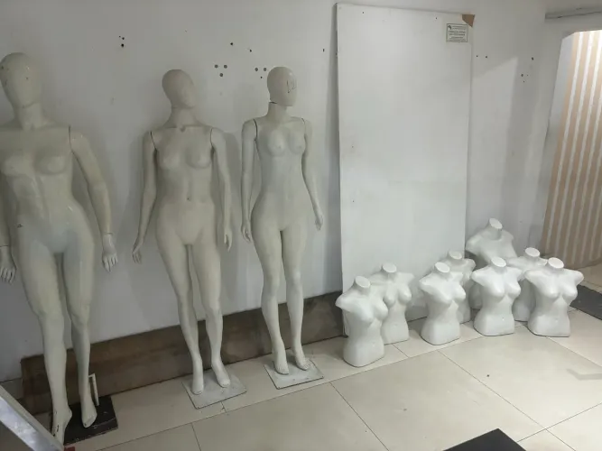 Kit 11 Manequins Femininos Para Loja/Brechó (3 Inteiros + 8 Bustos)