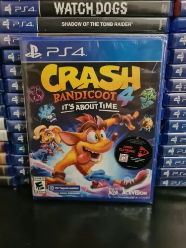 Crash Bandicoot 4 (Lacrado) Midia fisica Jogos ps4