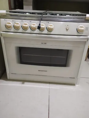 Fogão de embutir Brastemp 6 bocas