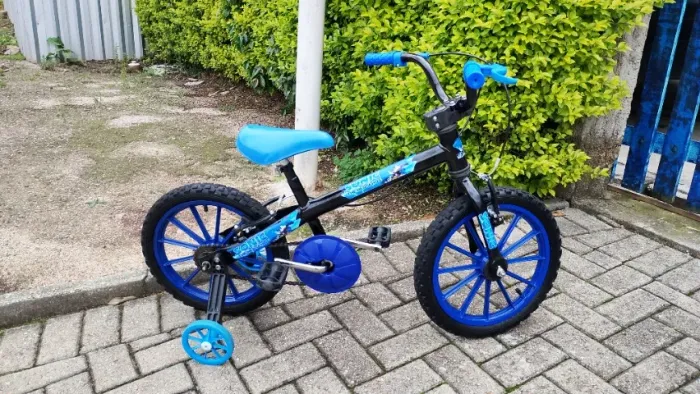 Bicicleta infantil Sonic estado de nova pronta para o uso