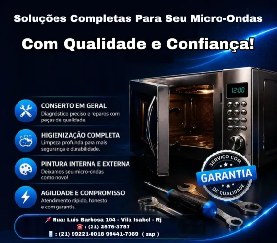Manutenção em Micro-ondas