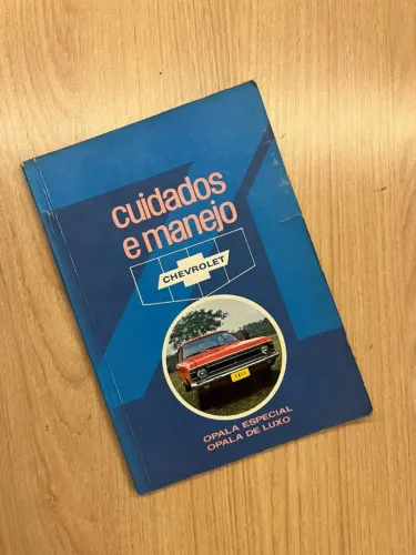 Manual Opala 1971 - Excelente estado - Nunca preenchido
