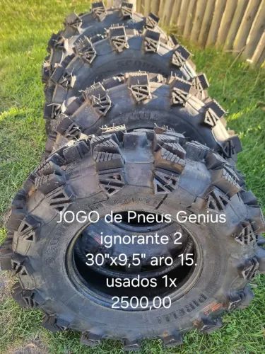Jogo de pneus lameiros ignorante 30x9,5x15