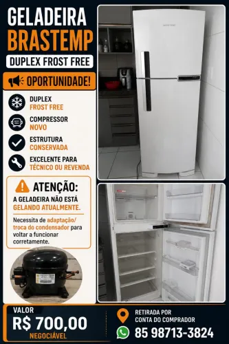 Geladeira Brastemp Duplex Frost Free