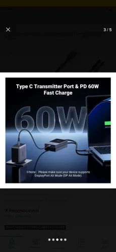 Transmissor de Vídeo Wireless UGREEN HDMI/USB-C - 1080p 60Hz (Novo)