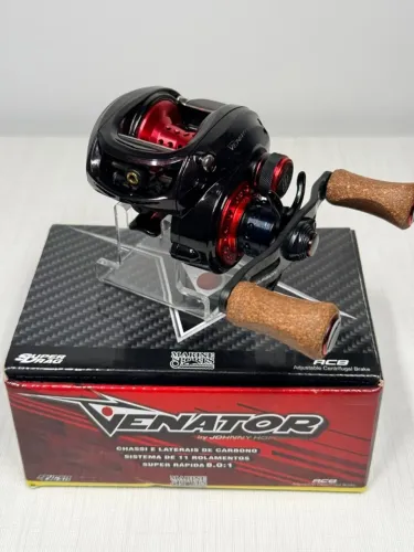 Carretilha Marine Sports Venator GTS SHIL - Roxinha