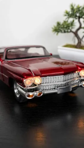 Cadillac Miniatura - Abre Portas Luz e Som