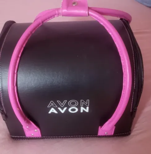 Maleta Avon Rosa - Organize suas makes