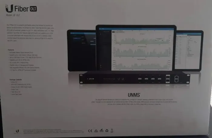 Ubiquiti Uf-olt-br Ufiber 1u 8p Gpon 2p Sfp+ Fonte (testada)