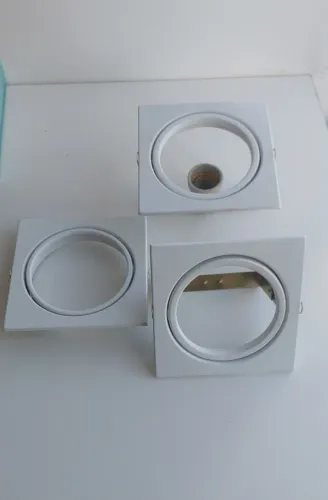 Luminárias quadradas de embutir