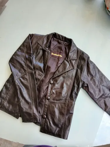 Jaqueta de couro Feminina Tam P