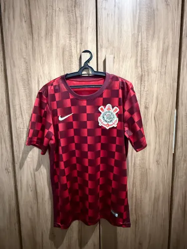 Camisa De Treino Corinthians Vermelha Nike 2019 Original