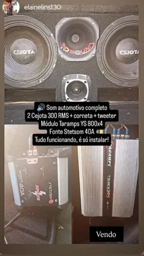 Vendo caixa de som