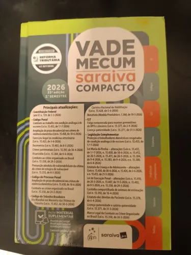 Vade Mecum Saraiva compacto 2026