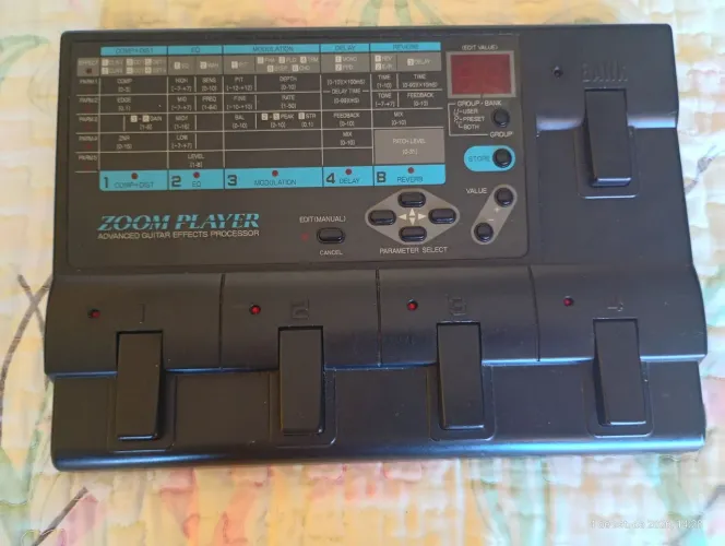 Pedaleira ZOOM PLAYER 2020