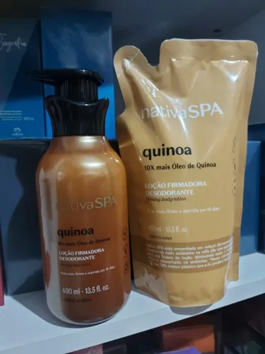 1 Hidratante + 1 Refil NativaSPA Quinoa 