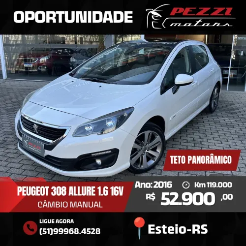 Peugeot 308 Allure 1.6 Flex 16V 5P Mec. 2016