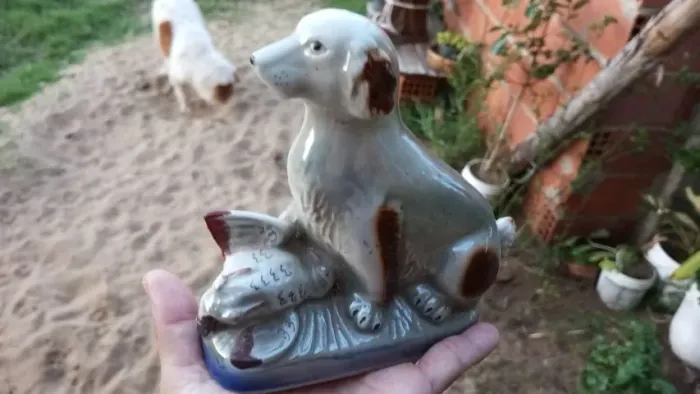 Estatueta Cão vintage