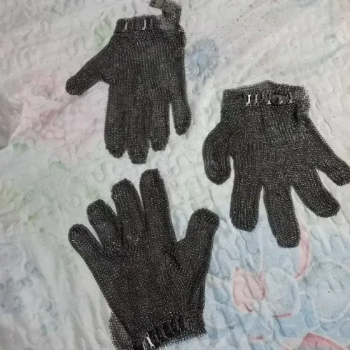 Luvas de açougueiro e cortador de tecidos