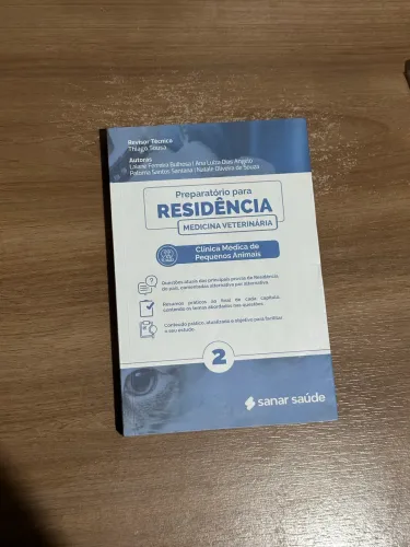 Livro preparatório residência em medicina veterinária SANAR