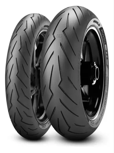 Pneu Moto Pirelli Diablo Rosso 3 110/70-17 E 150/60-17