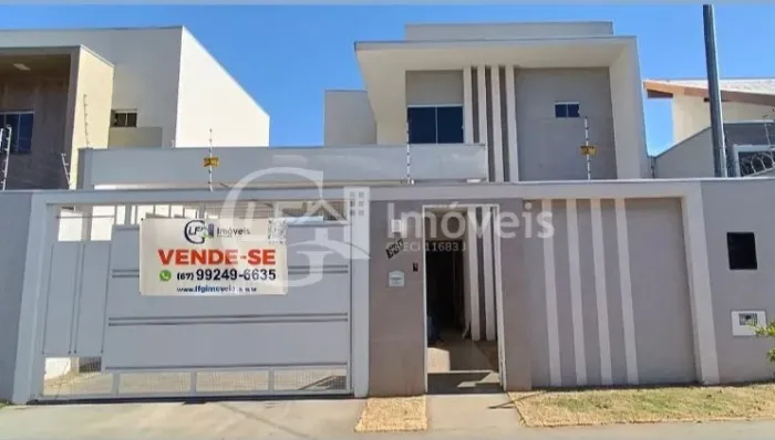 Casa para venda em Campo Grande-MS, bairro Panamá: 2 quartos, 1 suíte, 1 sala, 3 banheiros