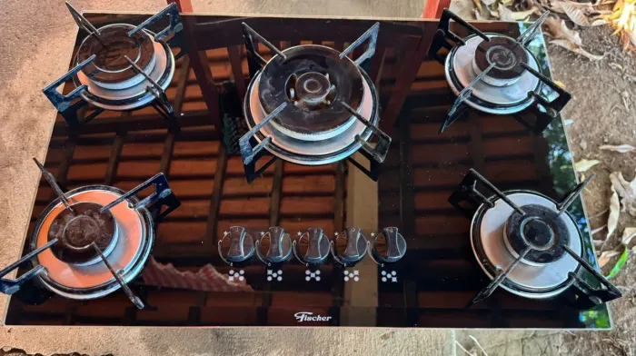 Fogão Elétrico Cooktop Fisher 5 bocas