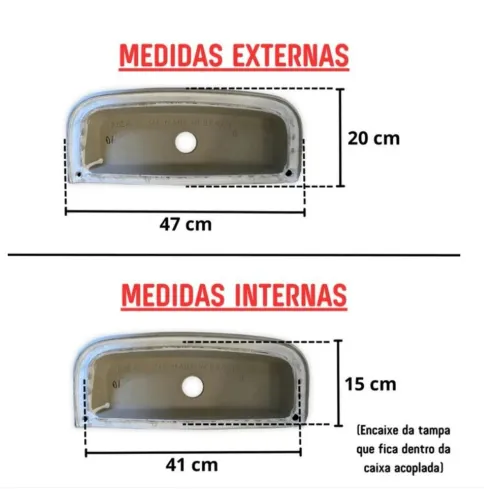 Caixa acoplada Celite 3/6 litros