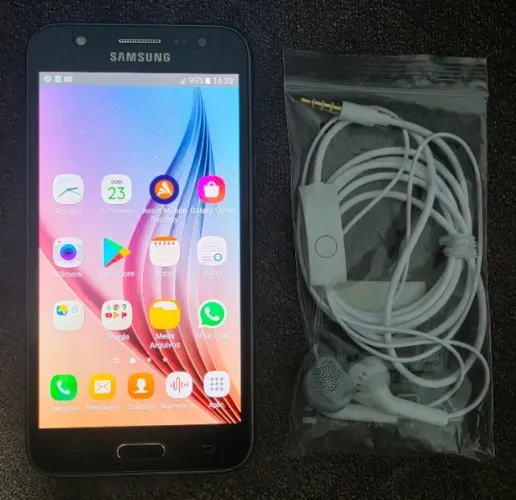 Celular Samsung J5 - funcionando e sem avarias