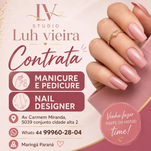 Manicure e pedicure e nails designer 