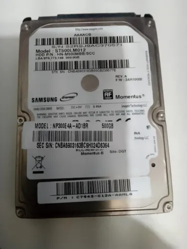 HD SAMSUNG 500GB SATA MOMENTUS