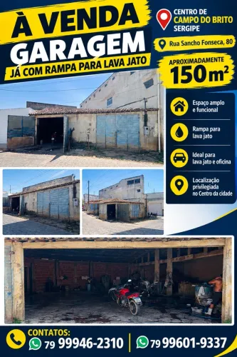 Vendo garagem com rampa para lava jato