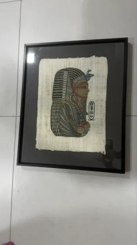 Quadro com papiro egípcio