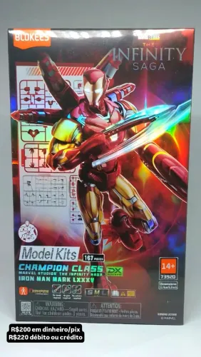 Figure Blokees Iron Man Mark LXXXV 167 Peças 