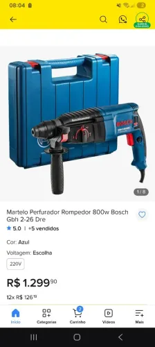 Furadeira bosch impact 