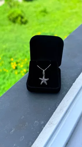 Colar com estrela - Prata 925k - Entrega imediata - Aceitamos cartões