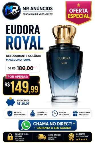 Desodorante EUDORA Royal colonia 100 ml