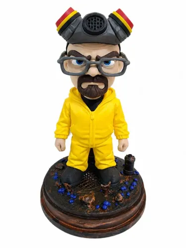 Heisenberg Breaking Bad Boneco Colecionável 3d De 25 Cm
