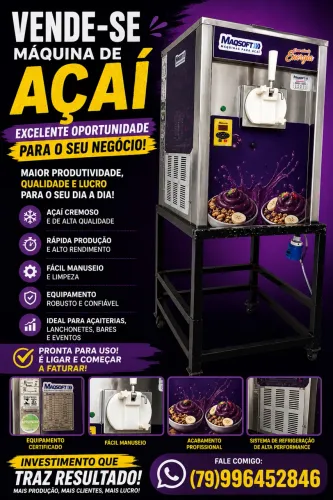 Máquina de açaí