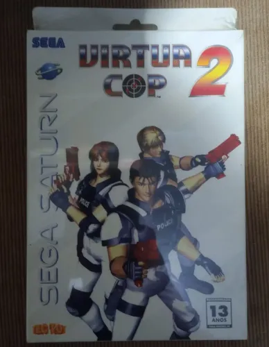 Virtua Cop 2 TecToy LACRADO Sega Saturn
