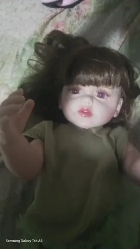 Boneca Bebê Reborn Toda em Vinil 