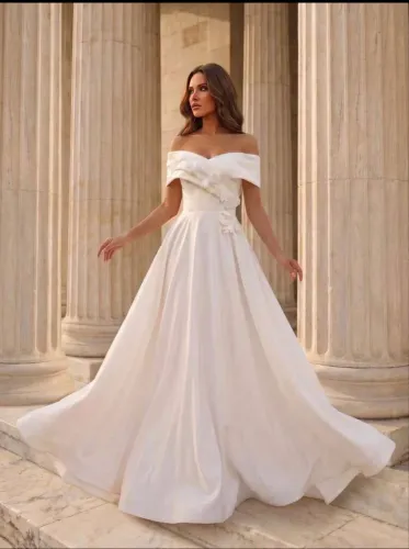 Vestido de Noiva Cetim G 