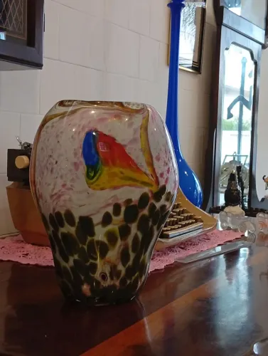 Lindíssimo vaso murano Itália