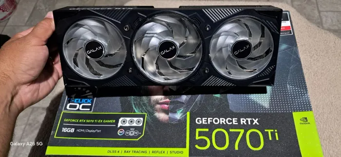 RTX 5070 TI GALAX OC 16GB CAIXA+NOTA+GARANTIA 2ANOS