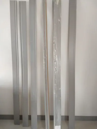 23 m  de Rodapé 10 cm Cinza em MDF