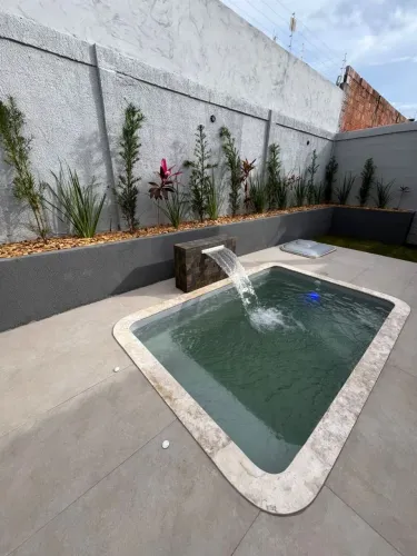 Piscina de 3 metros com aquecimento?