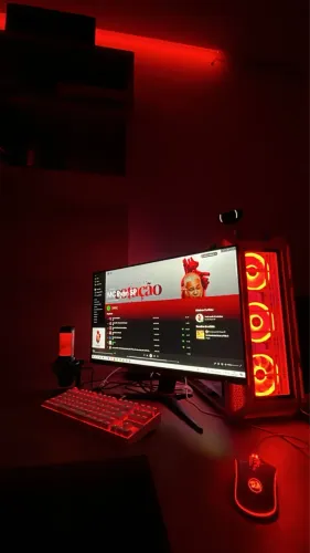 Setup Gamer Branco Completo | GTX 1650 | i5 10ª | SSD + HD com Water Cooler