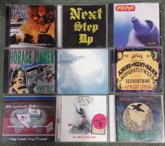 CDs Importados Originais de Punk Rock, Hardcore e Skate Punk (Lote 9)