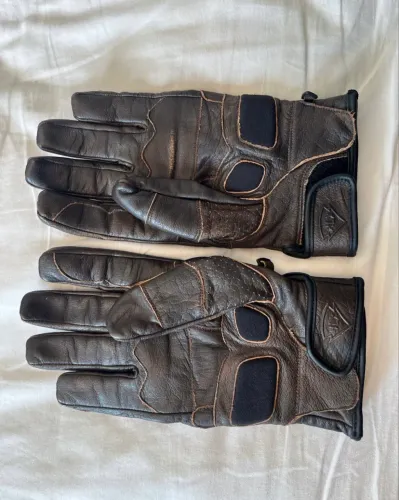 Luva Café Racer em couro legítimo - HLX