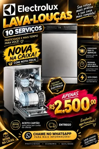 Lava louça Electrolux - LACRADA